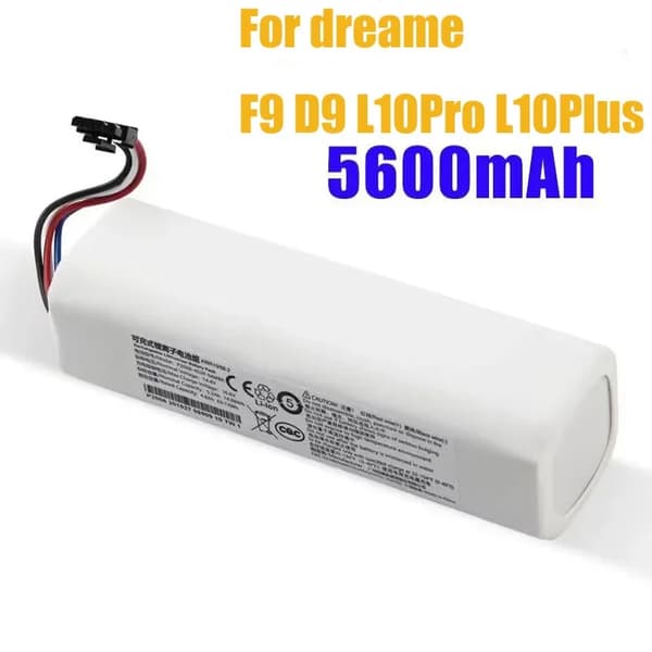 Robotstøvsuger Batteri, 14.4V Li-Ion, Flere Kapacitetsmuligheder,5600 mah