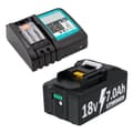 Miniatyrbild 1 av 2: 18V-batteri, 7,0Ah, 8,0Ah kapacitet,7.0ah laddare, 18V