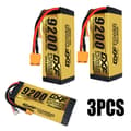 Miniatyrbillede 2 af 2: RC-batteri, 15,2V, 9200mAh, 130C,3PCS 4S 9200 XT90