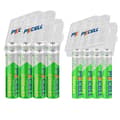 Miniatyrbillede 1 af 2: Genopladelige Ni-MH-batterier, 2200mAh AA og 850mAh AAA, hurtig opladningstid på 4 timer,8AA og 8AAA, 1,2V