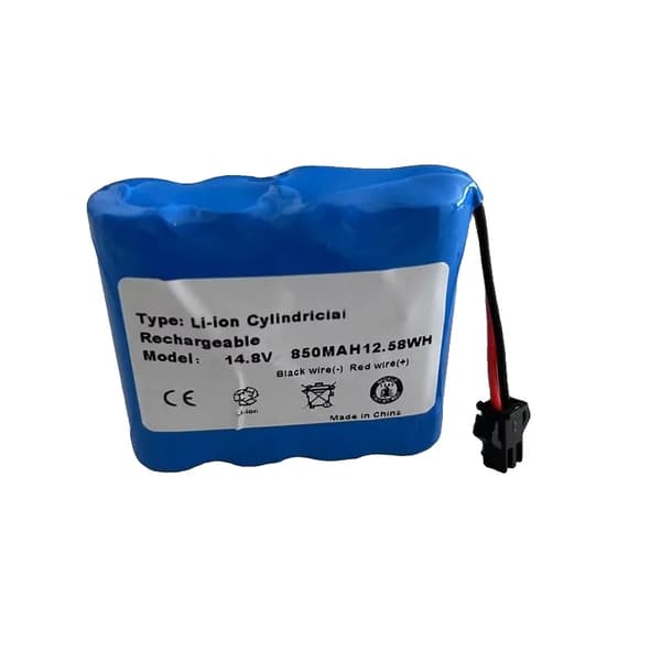 Robotti-imurin akku, 14.8V jännite, 850mAh kapasiteetti,850 mAh