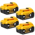 Miniatyrbillede 1 af 2: 20V Batteri, 8000mAh Kapacitet, Li-Ion Type, Kun Batterier,4PACK 8000mAh