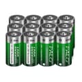Miniatyrbillede 1 af 2: C størrelse batteri, 6000mWh kapacitet, USB genopladelig, dimensioner 48*25MM,12 PCS Batteri