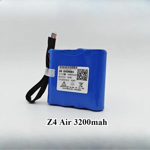 Projektor Batteri, 3500mAh Kapacitet, CE- och FCC-certifierad,Z4 Air 3200mah