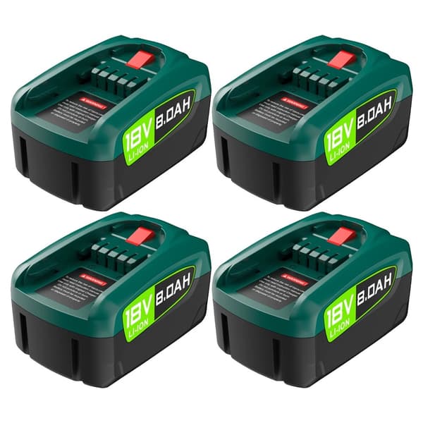 For Bosch PBA genopladeligt batteri, 8000mAh kapacitet, 18V spænding,4Pak 8000mAh