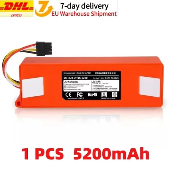 Robotdammsugare Batteri, 14.4V, 5200mAh,14,4V, 14,4V 5200mAh