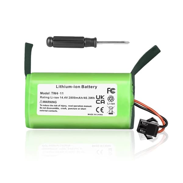 Eufy RoboVac Varausakku, 14.4V 2800mAh, Helppo Asentaa,2 kpl