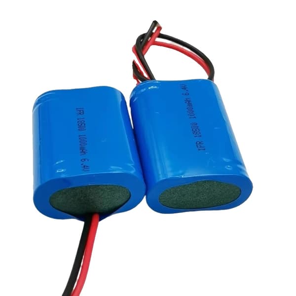 IFR 18500 Lithium Jern Fosfat Batteripakke, 1000mAh, 1200mAh,1000mAh 2STK