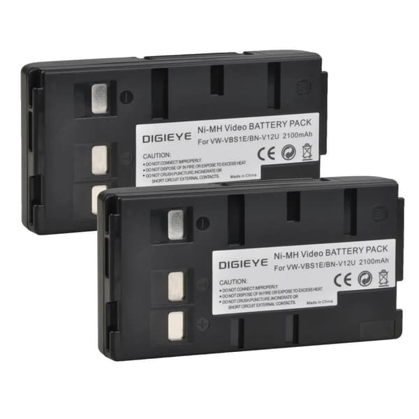 Ni-MH Video Batteripakke, 2100mAh Kapacitet, Genopladelig,2 batterier
