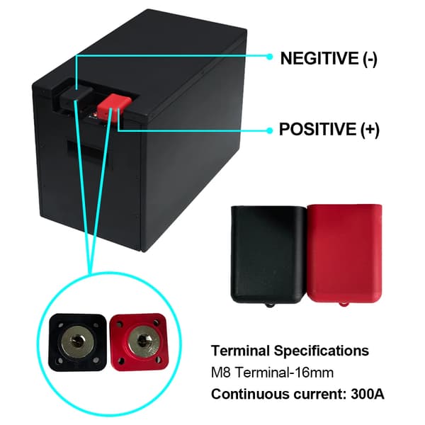 LFP 12V 280AH DIY Batteri Kit, Intelligent BMS, Multi-Lag Beskyttelse,12V 280AH GØR-DET-SELV BOKS