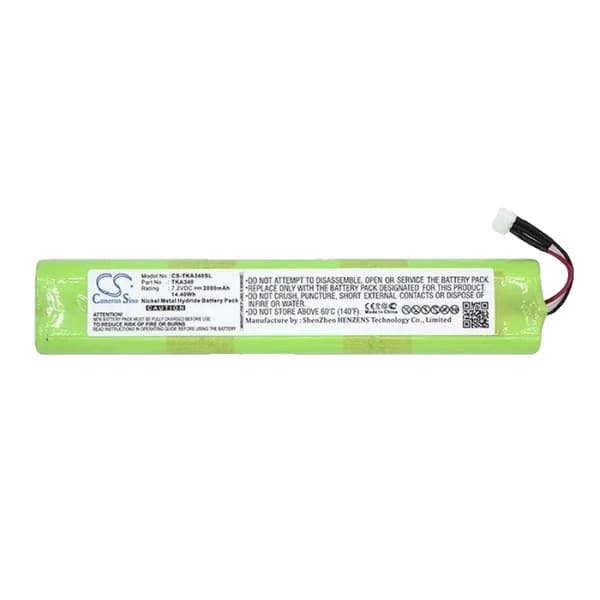 2000mAh batteri, genopladeligt, CE-certificeret,2000mAh
