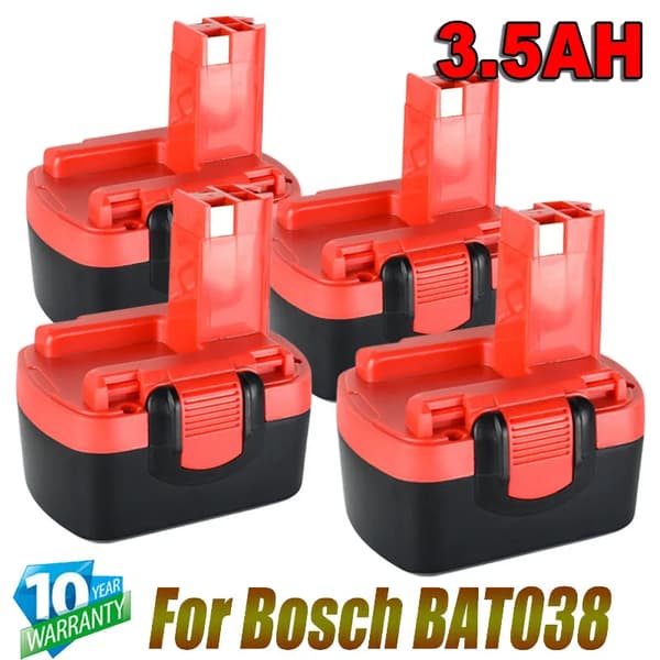 BAT038 Batteriudskiftning, 3500mAh Kapacitet, NI-MH Type,4 Picec