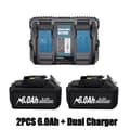 Miniatyrbild 2 av 2: 18V Batteripack, 6.0Ah Kapacitet, FCC & RoHS Certifierad,18V, 2 6.0ah Laddare