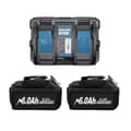 Miniatyrbild 1 av 2: 18V Batteripack, 6.0Ah Kapacitet, FCC & RoHS Certifierad,18V, 2 6.0ah Laddare