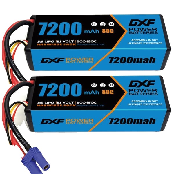 LiPo-akku, 11.1V 7200mAh, 80C EC5,4KPL 3S7200 80C EC5