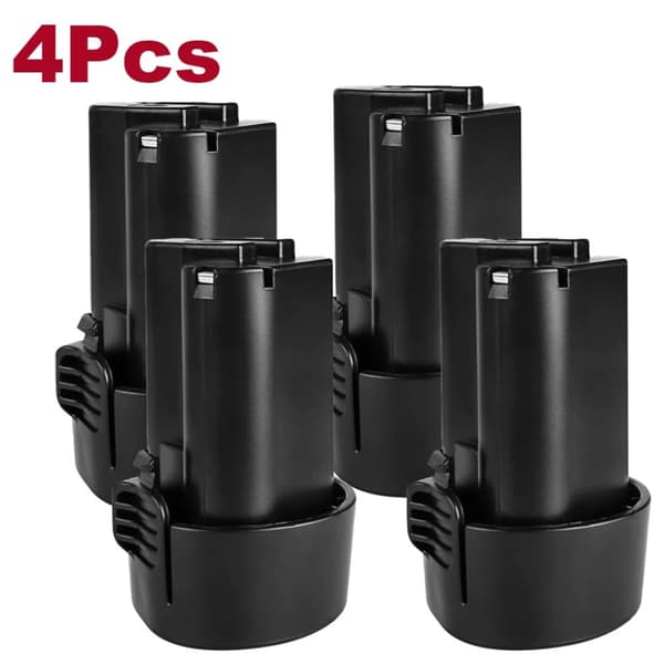 Laddningsbart batteri, 10.8V spänning, 6000mAh kapacitet,4Pcs 3.0Ah BAT