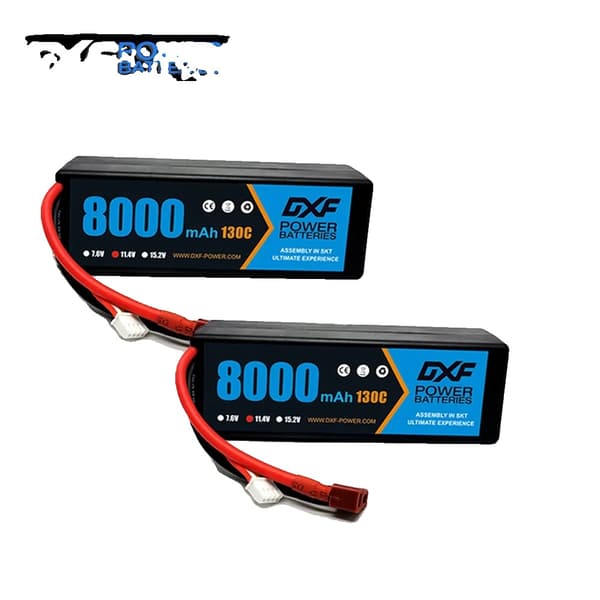 DXF Lipo-akku, 8000mAh kapasiteetti, 11.4V jännite,2PCS3S8000130CEC5