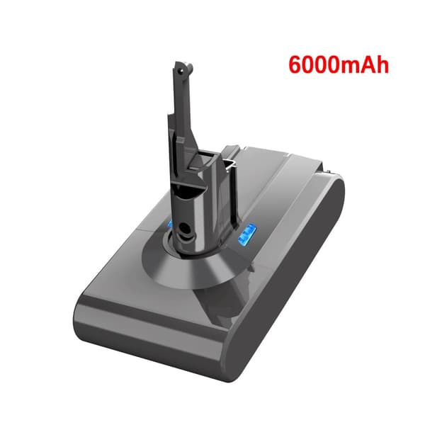 V8-batteri, 6000mAh kapacitet, kompatibelt med flera modeller,1PACK 6.0Ah