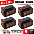 Pikkukuva 2 / 2: Black & Decker 36V/40V Li-ion -akulle, 3000mAh/3500mAh suurella kapasiteetilla, nopea lataus,3 kappaletta 3.0 3.5AH
