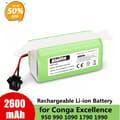 Miniatyrbillede 2 af 2: Li-ion Erstatningsbatteri, 2600mAh Kapacitet, 14.4V Spænding,3500mAh