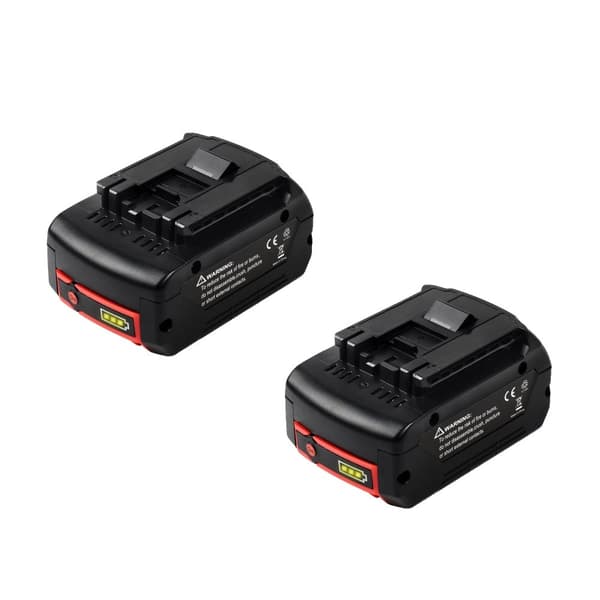 Ersättningsbatteri Bosch 18V, 6,0Ah kapacitet, LED-indikator,2PACK 6000mAh