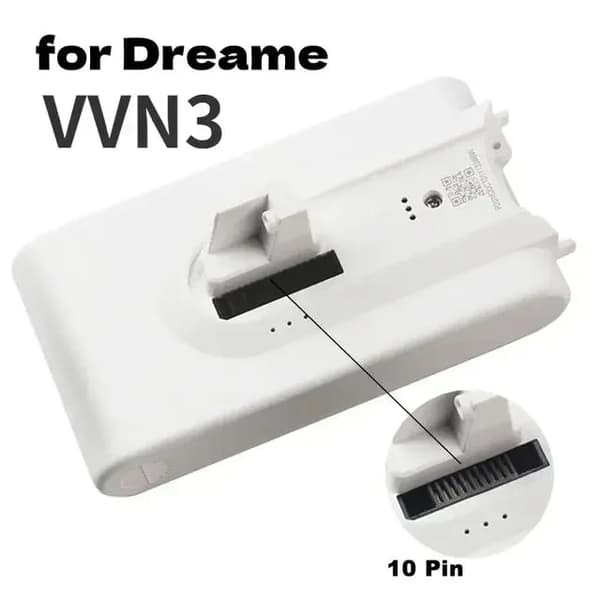 Li-Ion-batteri för Dreame V9P, 5000mAh kapacitet, 25.2V spänning,VVN3