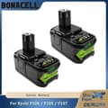 Miniatyrbild 2 av 2: Ryobi Ersättningsbatteri, 18V 6000mAh, Kompatibelt med Flera Modeller,2 Styck 6.0Ah