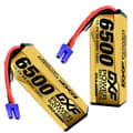 Miniatyrbillede 2 af 2: Lithiumbatteri, 15.2V, 6500mAh, 140C,2PCS 4S 6500 EC5