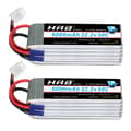Miniatyrbillede 1 af 2: RC Lipo-batteri, 5000mAh kapacitet, 22,2V spænding,6S 6000 mah EC5