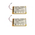 Miniatyrbillede 2 af 2: Fjernbetjening Batteri, 1500mAh Kapacitet, Kompatibel med Logitech Harmony 950,2 batterier 1500mAh
