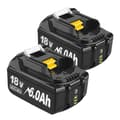 Miniatyrbillede 1 af 2: Erstatningsbatteri, 18V, 6000mAh kapacitet,2 Batteri