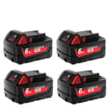 Miniatyrbillede 1 af 2: Li-ion batteri, 6000mAh kapacitet, 18V spænding,4Pcs Batteri