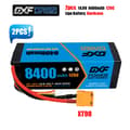Miniatyrbillede 2 af 2: Lipo Batteri, 8400mAh Kapacitet, Grafen Teknologi,2PCS4S8400XT90