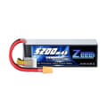 Miniatyrbillede 1 af 2: Zeee 6S LiPo-batteri, 5200mAh kapacitet, 50C afladningshastighed,6S 50C 5200 XT90