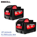 Miniatyrbild 2 av 2: M18 Batteribyte, 9,0Ah Kapacitet, Avancerad Li-Ion Teknik,2Picec 9.0Ah