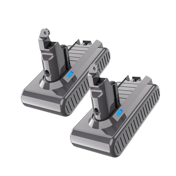 Vaihtobatteri, 6000mAh kapasiteetti, V6-sarjalle,2KPL 6000mAh