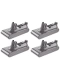 Miniatyrbillede 1 af 2: Genopladeligt støvsugerbatteri, 25,2V spænding, 6000mAh kapacitet,4Pcs 6000mAh