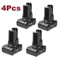 Miniatyrbillede 2 af 2: Bosch Kompatibelt Genopladeligt Batteri, 12V 6.0Ah Kapacitet, Højtydende Li-ion Kraft,4Pcs 6.0Ah Batteri