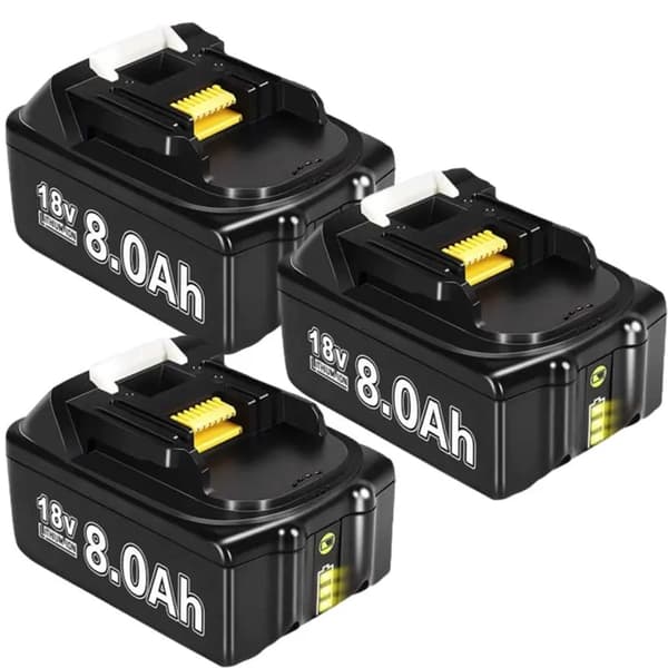 8000mAh kapacitet, 18V spænding, Li-Ion type,3STK 8.0Ah