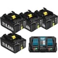Miniatyrbillede 1 af 2: 8000mAh kapacitet, 18V spænding, Li-Ion type,4X8.0Ah1X6A Oplader