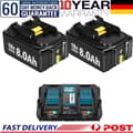 Miniatyrbillede 2 af 2: 8000mAh kapacitet, 18V spænding, Li-Ion type,2X8.0Ah1X6A Oplader