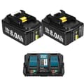 Miniatyrbillede 1 af 2: 8000mAh kapacitet, 18V spænding, Li-Ion type,2X8.0Ah1X6A Oplader