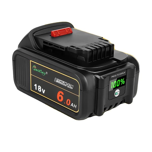 Genopladeligt batteri, 6Ah kapacitet, 18V spænding, Li-ion type,1 stk 6Ah batteri