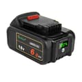 Miniatyrbillede 1 af 2: Genopladeligt batteri, 6Ah kapacitet, 18V spænding, Li-ion type,1 stk 6Ah batteri