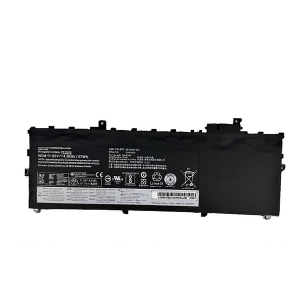 Batteri för Thinkpad X1 Carbon, 4950mAh kapacitet, Li-polymer typ