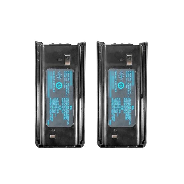 Radio Batteri, 2000mAh Kapacitet, Kompatibel med Flere Modeller, Letvægtsdesign,2STK