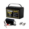 Miniatyrbillede 1 af 2: LiFePO4 batteripakke, 100Ah kapacitet, hurtigopladningskapacitet,100Ah med oplader