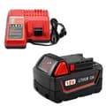Miniatyrbillede 1 af 2: M18 Batteri, 6000mAh, 18V,18V, oplader-6000mAh-X1