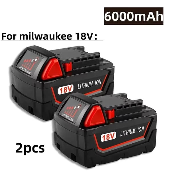 M18-batteri, 6000mAh, 18V,18V, 2ST-6000mAh
