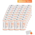 Miniatyrbillede 2 af 2: PALO genopladelige batterier, 800mAh kapacitet, tilgængelige i 12 til 32 stk,32 stk. batteri